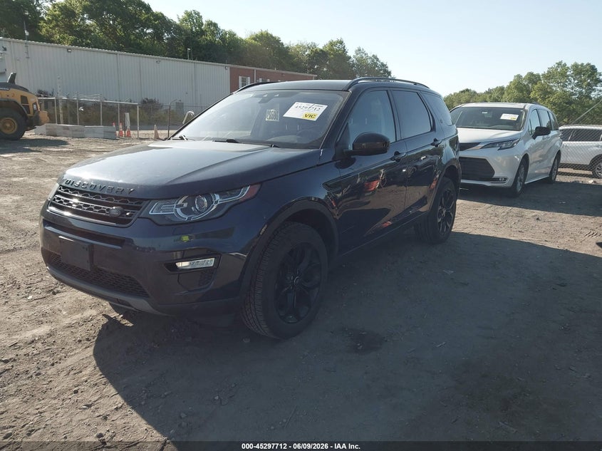 2017 Land rover Discovery sport VIN SALCR2BG0HH657735 IAAI salvage auction — REAR END, Salvage (Massachusetts), sold $3,275 on 2026-07-28 (photo 2)