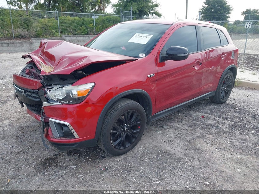 2019 Mitsubishi Outlander VIN JA4AP3AU2KU010506 IAAI salvage auction — FRONT & REAR, Salvage Title, sold $3,100 on 2026-07-16 (photo 2)