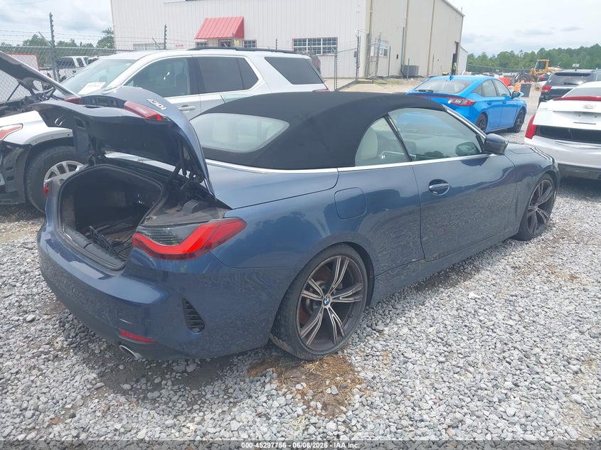 2021 BMW 4er VIN WBA23AT09MCG03079 IAAI salvage auction — WATER/FLOOD, Flood (Mississippi), sold $6,950 on 2026-08-07 (photo 4)