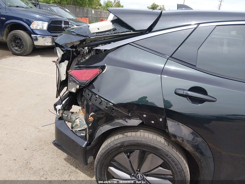 2025 Nissan Ariya VIN JN8DF0BF9SM768948 IAAI salvage auction — FRONT & REAR, Salvage Title, sold $9,250 on 2026-07-28 (photo 6)