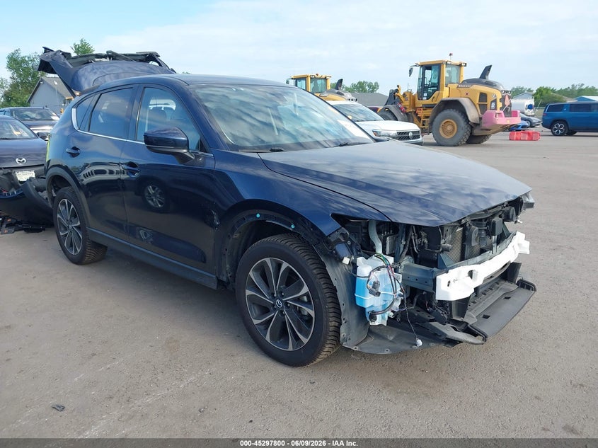 2022 Mazda Cx-5 VIN JM3KFBDMXN1606480 IAAI salvage auction — FRONT & REAR, Salvage Title, sold $6,200 on 2026-07-14 (photo 1)