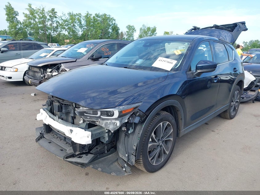 2022 Mazda Cx-5 VIN JM3KFBDMXN1606480 IAAI salvage auction — FRONT & REAR, Salvage Title, sold $6,200 on 2026-07-14 (photo 2)