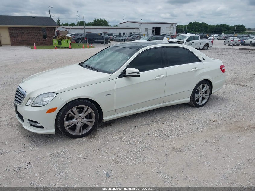 2012 Mercedes-benz E-klasse VIN WDDHF8JB2CA620756 IAAI salvage auction — HAIL, Salvage Title, sold $3,500 on 2026-07-27 (photo 2)