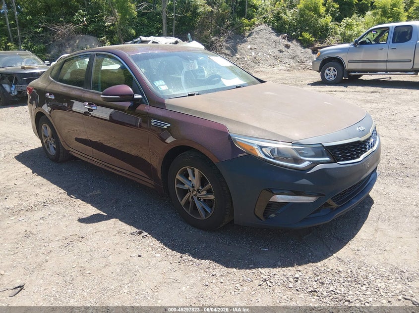 2020 Kia Optima VIN 5XXGT4L39LG427229 IAAI salvage auction — LEFT SIDE, Salvage Title, sold $700 on 2026-07-14 (photo 1)