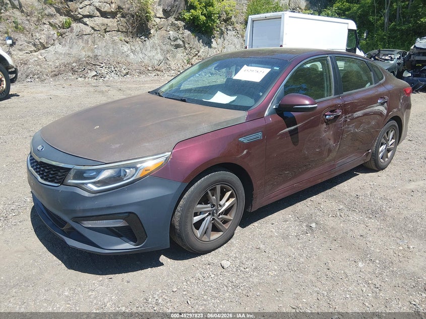 2020 Kia Optima VIN 5XXGT4L39LG427229 IAAI salvage auction — LEFT SIDE, Salvage Title, sold $700 on 2026-07-14 (photo 2)