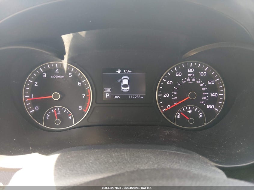 2020 Kia Optima VIN 5XXGT4L39LG427229 IAAI salvage auction — LEFT SIDE, Salvage Title, sold $700 on 2026-07-14 (photo 7)