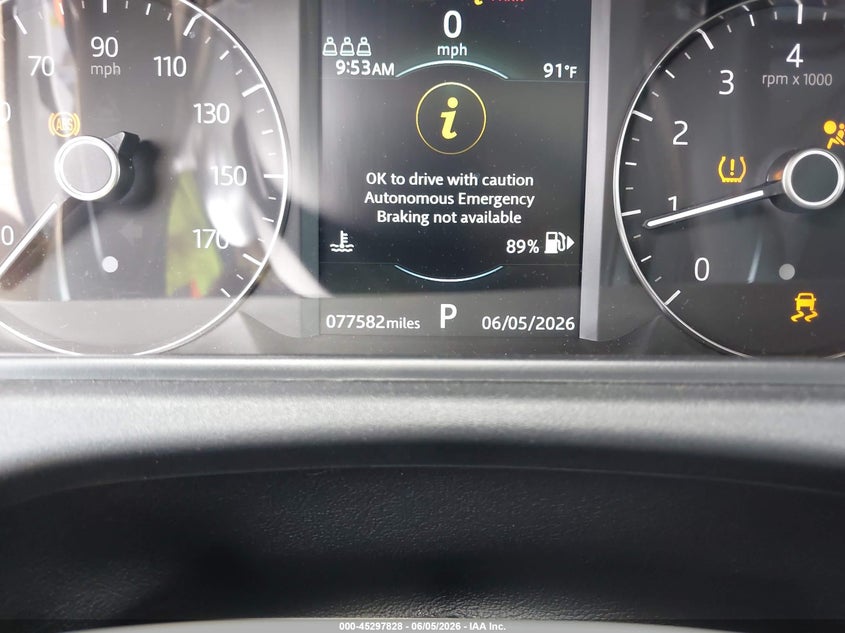 2019 Land rover Range rover velar VIN SALYA2EX4KA212455 IAAI salvage auction — LEFT & RIGHT, Salvage Title, sold $11,275 on 2026-07-07 (photo 7)