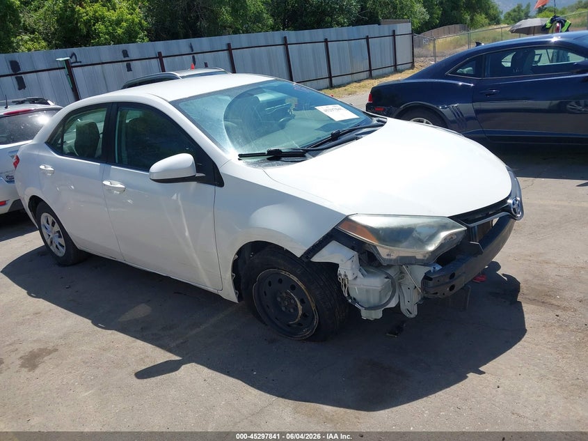 2015 Toyota Corolla VIN 2T1BURHEXFC359145 IAAI salvage auction — FRONT END, Salvage Title, sold $2,850 on 2026-07-09 (photo 1)