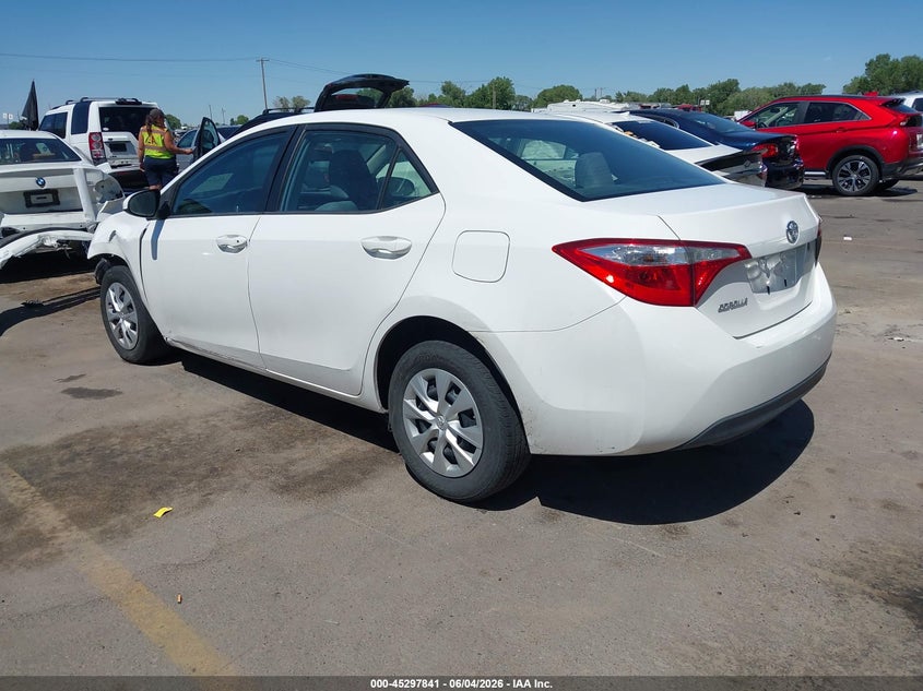 2015 Toyota Corolla VIN 2T1BURHEXFC359145 IAAI salvage auction — FRONT END, Salvage Title, sold $2,850 on 2026-07-09 (photo 3)