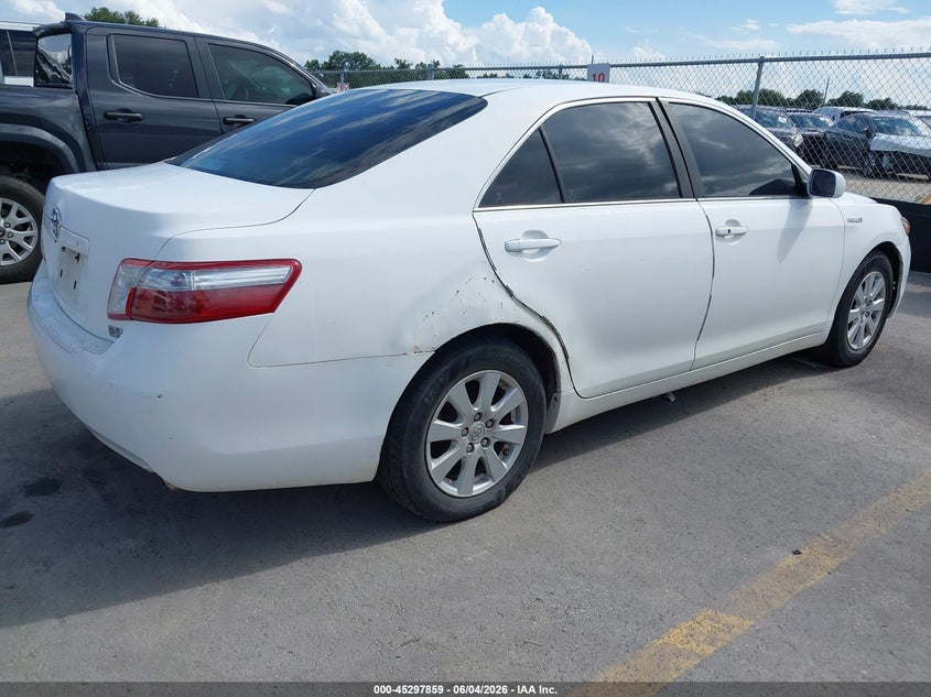 2007 Toyota Camry hybrid VIN 4T1BB46K37U012743 IAAI salvage auction — NORMAL WEAR, Clear (Texas), sold $475 on 2026-07-09 (photo 4)