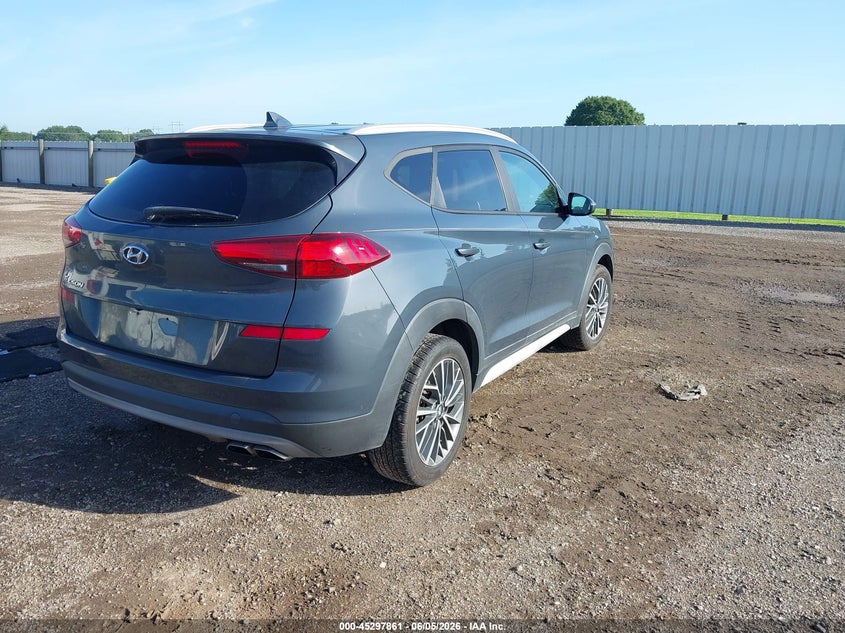 2021 Hyundai Tucson VIN KM8J33AL6MU298327 IAAI salvage auction — LEFT SIDE, Salvage Title, sold $4,800 on 2026-07-29 (photo 4)