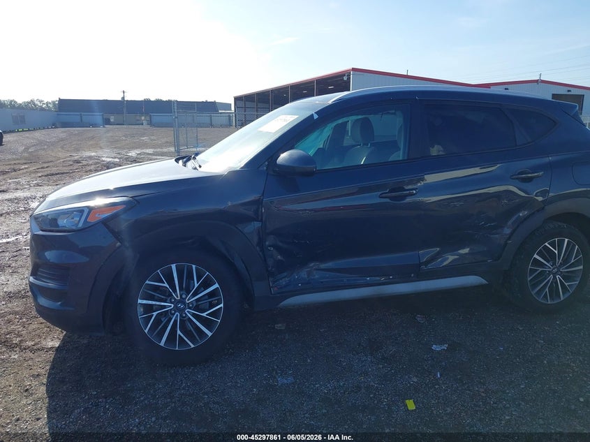 2021 Hyundai Tucson VIN KM8J33AL6MU298327 IAAI salvage auction — LEFT SIDE, Salvage Title, sold $4,800 on 2026-07-29 (photo 6)