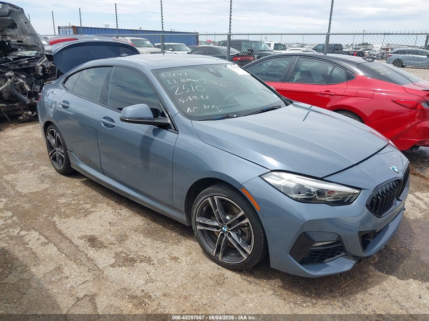 2022 BMW 2er VIN WBA53AK04N7J82510 — IAAI salvage auction photo