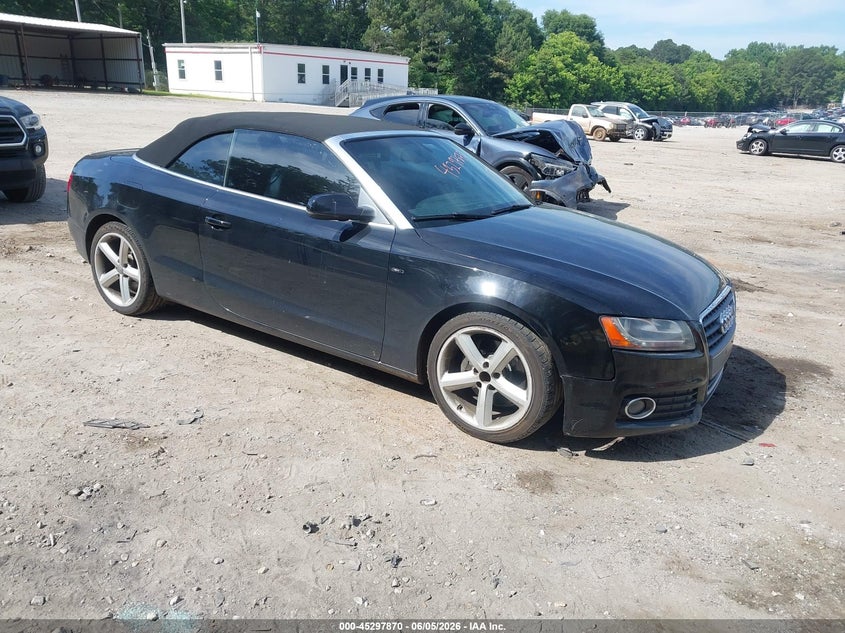 2012 Audi A5 VIN WAULFAFHXCN001840 IAAI salvage auction — MECHANICAL, Clear (New Jersey), sold $550 on 2026-07-17 (photo 1)