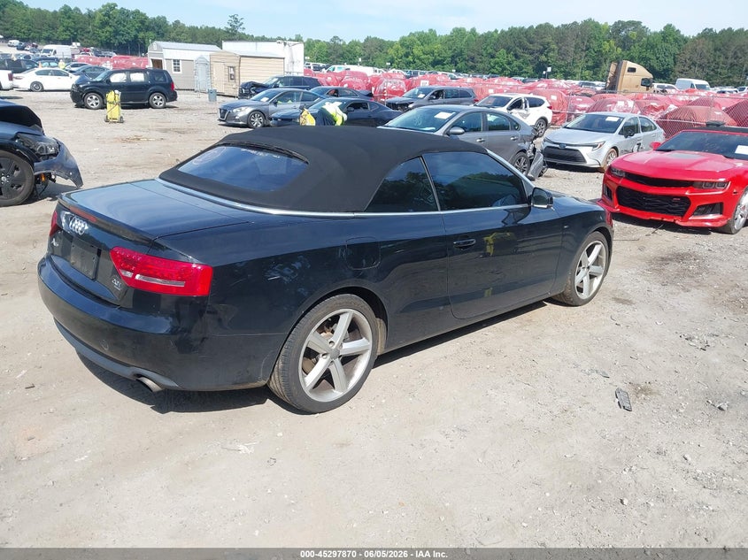 2012 Audi A5 VIN WAULFAFHXCN001840 IAAI salvage auction — MECHANICAL, Clear (New Jersey), sold $550 on 2026-07-17 (photo 4)