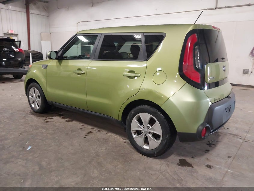 2014 Kia Soul VIN KNDJN2A25E7044964 IAAI salvage auction — HAIL, Salvage (Iowa), sold $1,350 on 2026-07-07 (photo 3)