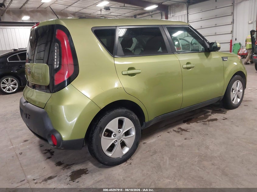 2014 Kia Soul VIN KNDJN2A25E7044964 IAAI salvage auction — HAIL, Salvage (Iowa), sold $1,350 on 2026-07-07 (photo 4)