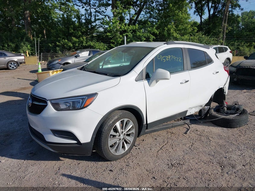 2020 Buick Encore VIN KL4CJASB2LB060282 IAAI salvage auction — REAR END, Salvage Title, sold $2,000 on 2026-07-08 (photo 2)