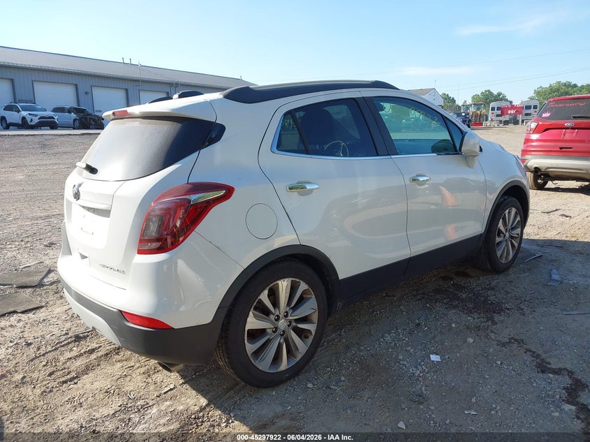 2020 Buick Encore VIN KL4CJASB2LB060282 IAAI salvage auction — REAR END, Salvage Title, sold $2,000 on 2026-07-08 (photo 4)