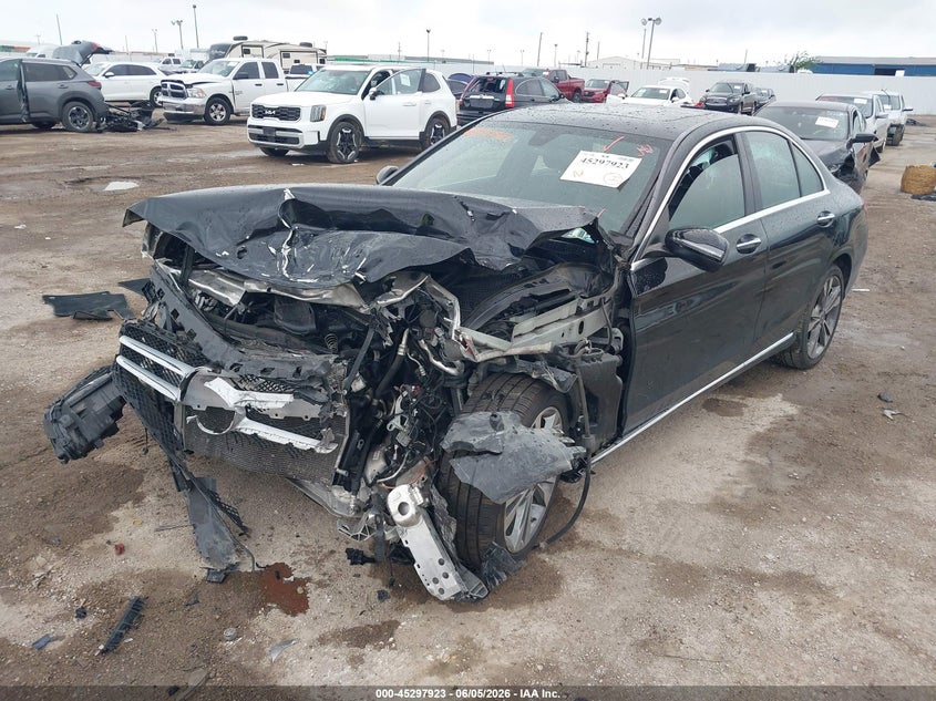 2018 Mercedes-benz C-klasse VIN 55SWF4KBXJU275438 IAAI salvage auction — FRONT END, Salvage Title, sold $1,850 on 2026-07-29 (photo 2)