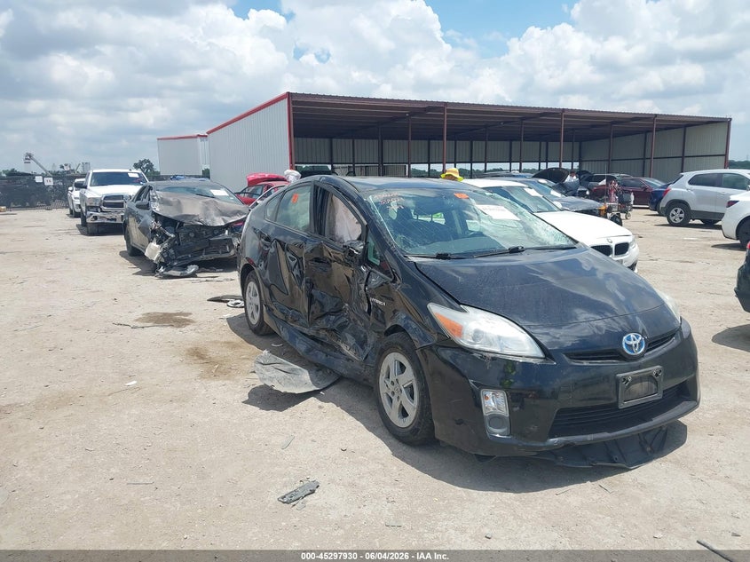 2011 Toyota Prius VIN JTDKN3DUXB5333224 IAAI salvage auction — BIO HAZARD, Salvage (Texas), sold $625 on 2026-07-07 (photo 1)