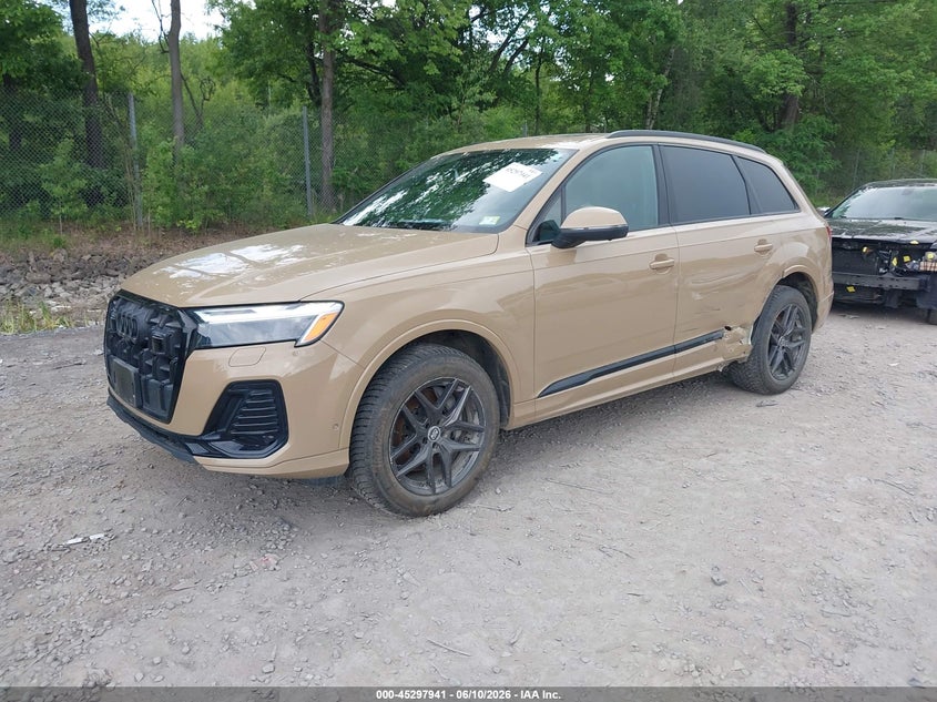 2025 Audi Q7 VIN WA1LCBF71SD015679 IAAI salvage auction — LEFT SIDE, Salvage (Idaho), sold $33,400 on 2026-07-06 (photo 2)