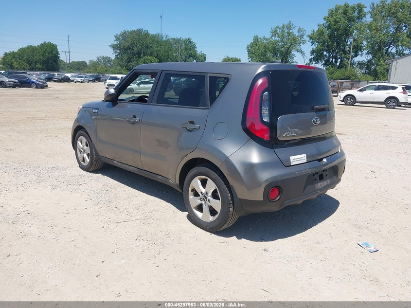 2018 Kia Soul VIN KNDJN2A26J7555058 IAAI salvage auction — NORMAL WEAR, Salvage Title, sold $600 on 2026-07-22 (photo 3)