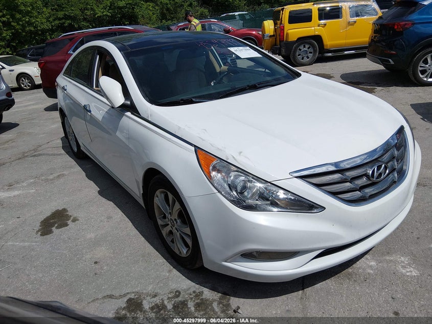 2013 Hyundai Sonata VIN 5NPEC4AC9DH619119 IAAI salvage auction — LEFT SIDE, Salvage Title, sold $925 on 2026-07-29 (photo 1)