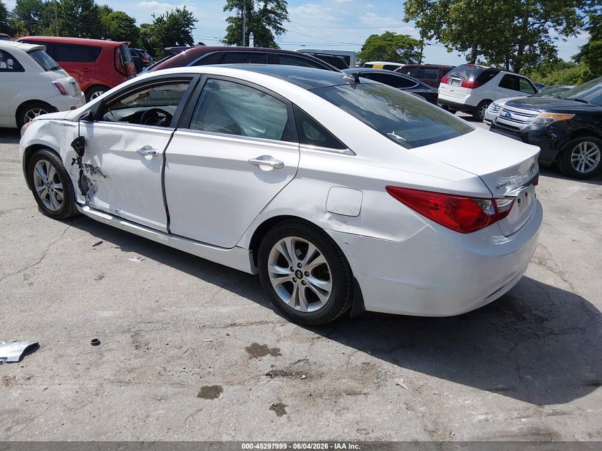 2013 Hyundai Sonata VIN 5NPEC4AC9DH619119 IAAI salvage auction — LEFT SIDE, Salvage Title, sold $925 on 2026-07-29 (photo 3)