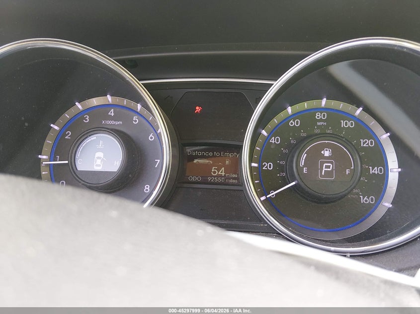 2013 Hyundai Sonata VIN 5NPEC4AC9DH619119 IAAI salvage auction — LEFT SIDE, Salvage Title, sold $925 on 2026-07-29 (photo 7)