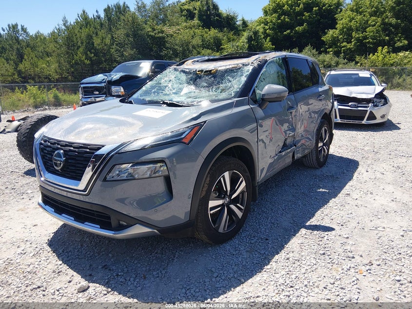 2021 Nissan Rogue VIN JN8AT3DC3MW101204 IAAI salvage auction — ROLLOVER, Salvage (Alabama), sold $25 on 2026-07-29 (photo 2)