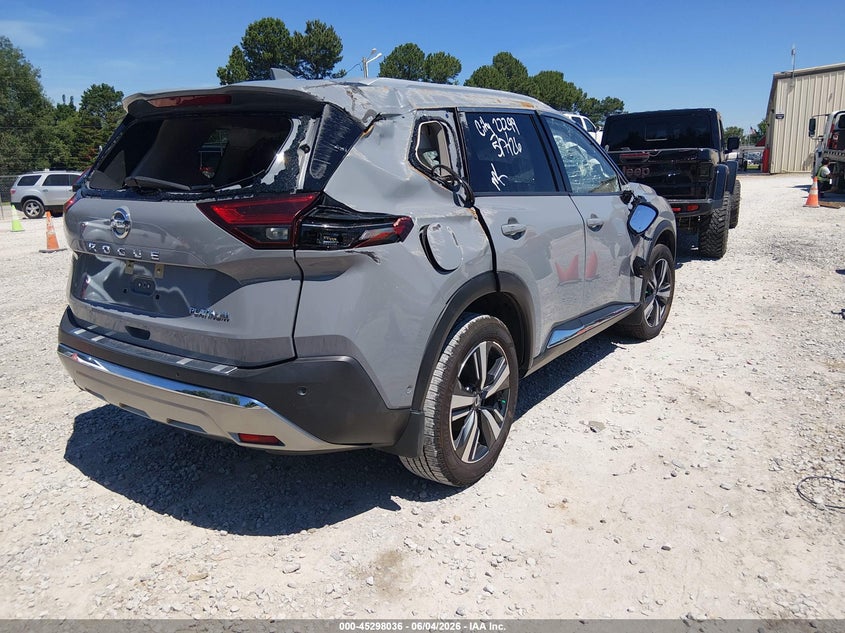 2021 Nissan Rogue VIN JN8AT3DC3MW101204 IAAI salvage auction — ROLLOVER, Salvage (Alabama), sold $25 on 2026-07-29 (photo 4)