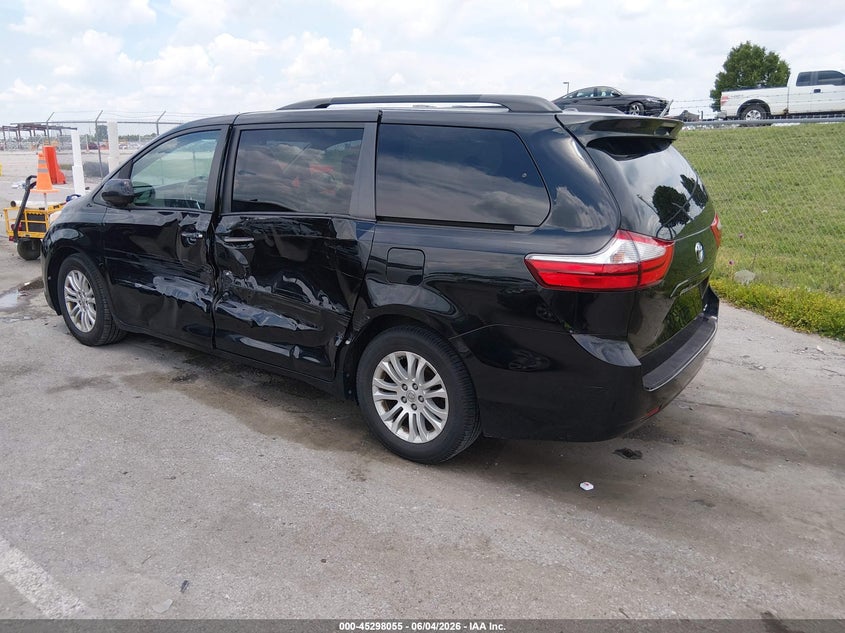2015 Toyota Sienna VIN 5TDYK3DC8FS655080 IAAI salvage auction — LEFT SIDE, Salvage Title, sold $3,700 on 2026-07-07 (photo 3)