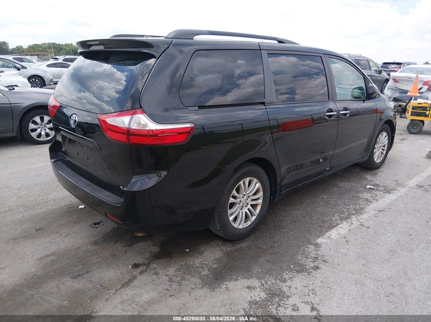 2015 Toyota Sienna VIN 5TDYK3DC8FS655080 IAAI salvage auction — LEFT SIDE, Salvage Title, sold $3,700 on 2026-07-07 (photo 4)