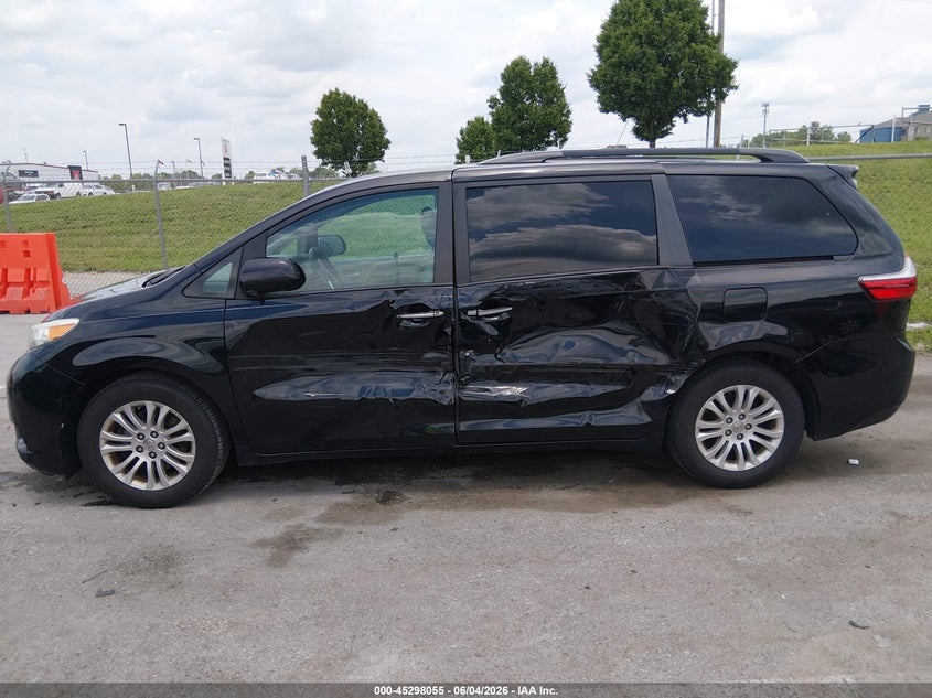 2015 Toyota Sienna VIN 5TDYK3DC8FS655080 IAAI salvage auction — LEFT SIDE, Salvage Title, sold $3,700 on 2026-07-07 (photo 6)