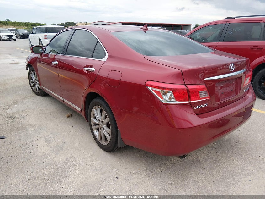 2010 Lexus ES VIN JTHBK1EGXA2403809 IAAI salvage auction — NORMAL WEAR, Salvage (Texas), sold $1,250 on 2026-07-23 (photo 3)