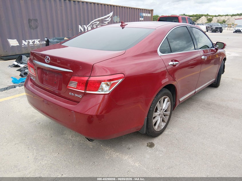 2010 Lexus ES VIN JTHBK1EGXA2403809 IAAI salvage auction — NORMAL WEAR, Salvage (Texas), sold $1,250 on 2026-07-23 (photo 4)