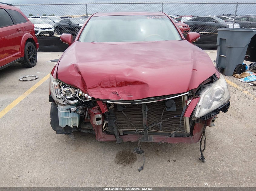 2010 Lexus ES VIN JTHBK1EGXA2403809 IAAI salvage auction — NORMAL WEAR, Salvage (Texas), sold $1,250 on 2026-07-23 (photo 6)