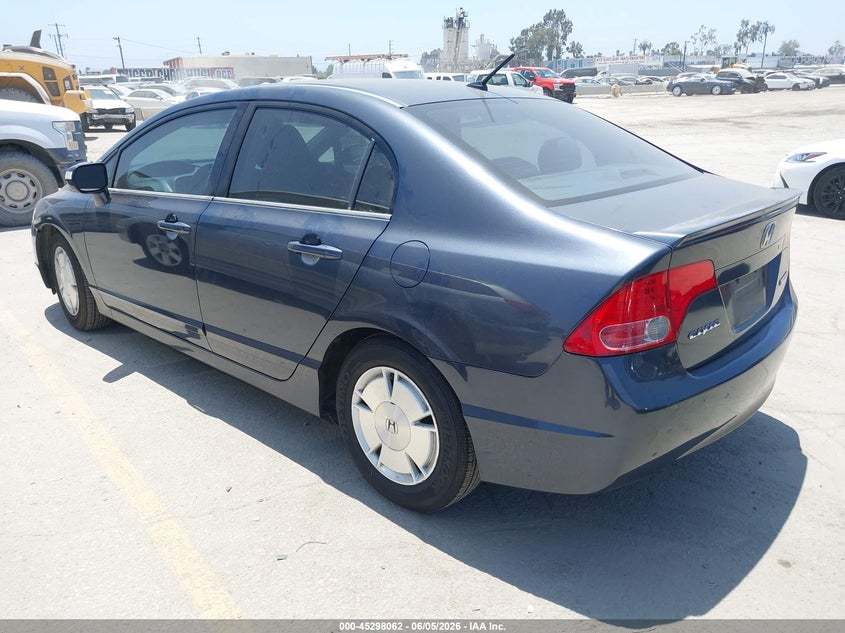 2006 Honda Civic hybrid VIN JHMFA36246S027862 IAAI salvage auction — RIGHT SIDE, Salvage (California), sold $825 on 2026-07-15 (photo 3)