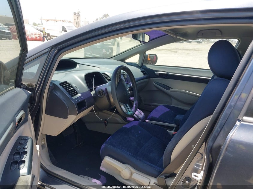 2006 Honda Civic hybrid VIN JHMFA36246S027862 IAAI salvage auction — RIGHT SIDE, Salvage (California), sold $825 on 2026-07-15 (photo 5)