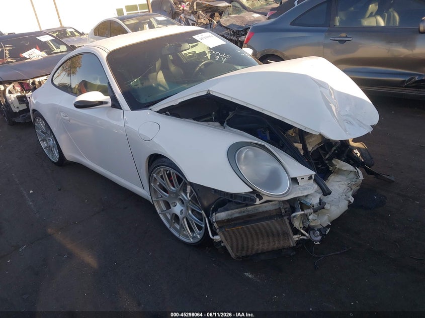 2007 Porsche 911 VIN WP0AA29997S710608 IAAI salvage auction — FRONT END, Salvage Certificate (California), sold $13,100 on 2026-07-31 (photo 1)