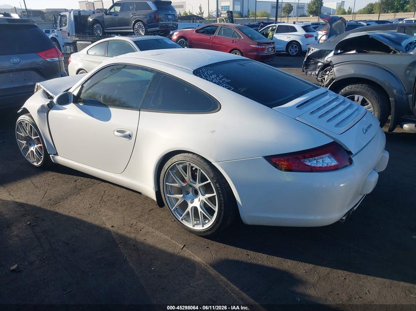 2007 Porsche 911 VIN WP0AA29997S710608 IAAI salvage auction — FRONT END, Salvage Certificate (California), sold $13,100 on 2026-07-31 (photo 3)