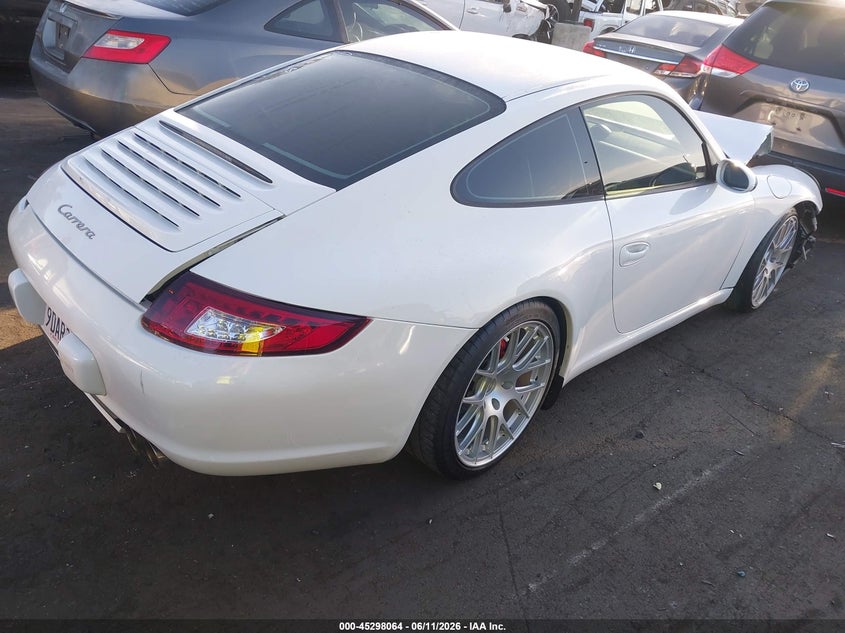 2007 Porsche 911 VIN WP0AA29997S710608 IAAI salvage auction — FRONT END, Salvage Certificate (California), sold $13,100 on 2026-07-31 (photo 4)