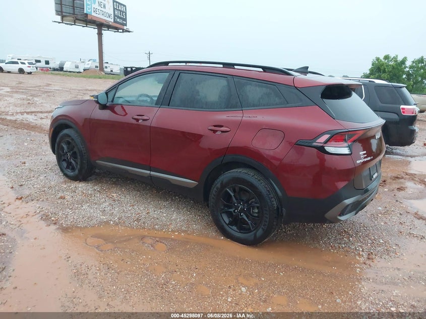 2024 Kia Sportage VIN 5XYK7CDFXRG194158 IAAI salvage auction — HAIL, Salvage Title, sold $12,600 on 2026-07-06 (photo 3)