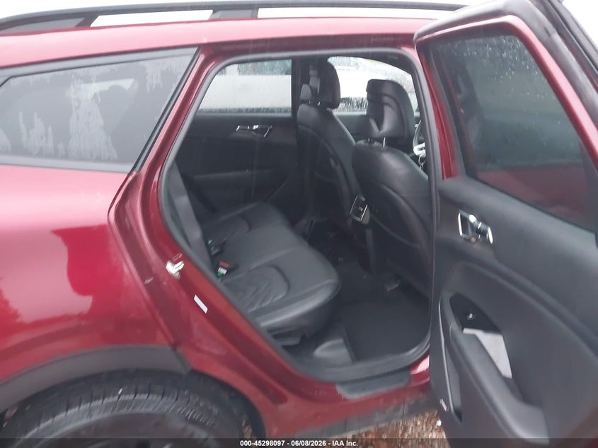2024 Kia Sportage VIN 5XYK7CDFXRG194158 IAAI salvage auction — HAIL, Salvage Title, sold $12,600 on 2026-07-06 (photo 8)