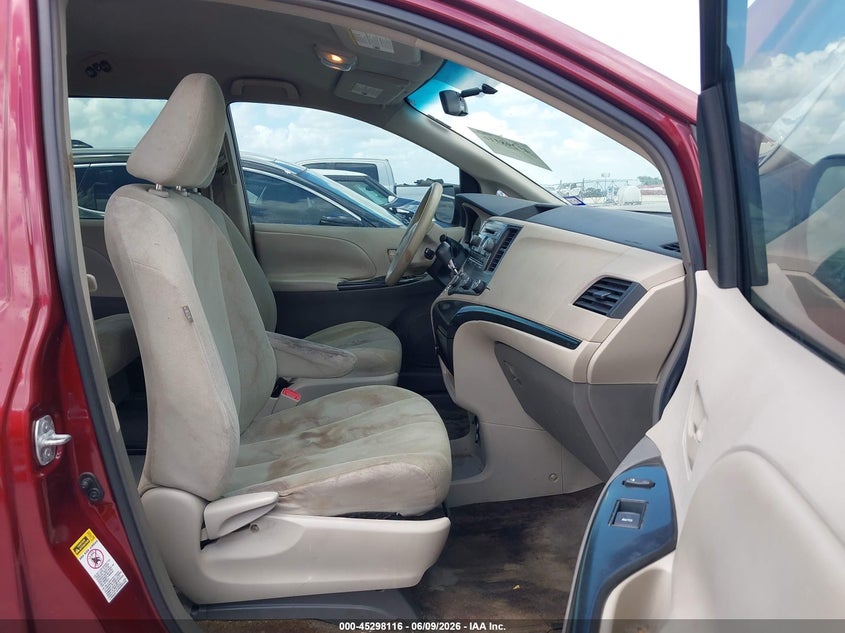 2011 Toyota Sienna VIN 5TDZK3DC8BS132740 IAAI salvage auction — REPOSSESSION, Nrc Lienholder Repossession Paperwork (Texas), sold $1,575 on 2026-07-24 (photo 5)