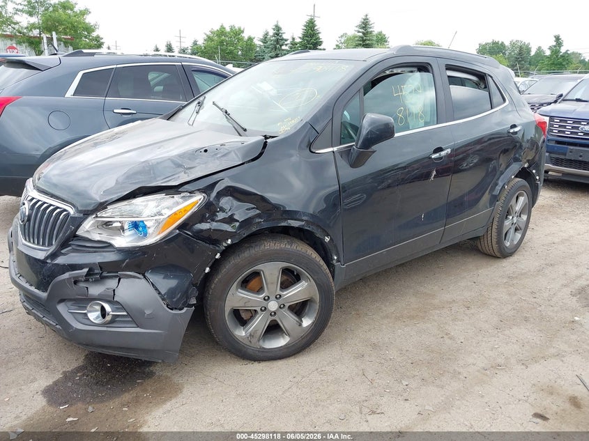2013 Buick Encore VIN KL4CJGSB2DB180829 IAAI salvage auction — FRONT END, Salvage Title, sold $375 on 2026-07-23 (photo 2)