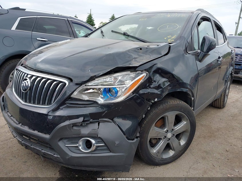 2013 Buick Encore VIN KL4CJGSB2DB180829 IAAI salvage auction — FRONT END, Salvage Title, sold $375 on 2026-07-23 (photo 6)