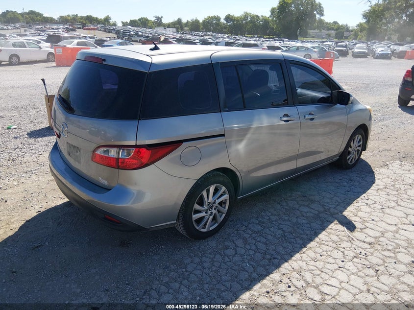 2013 Mazda 5 VIN JM1CW2BL2D0146310 IAAI salvage auction — FRONT END, Salvage Title, sold $325 on 2026-07-29 (photo 4)