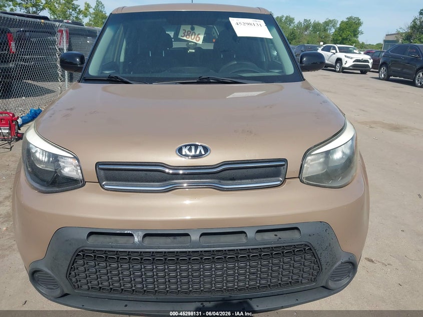 2015 Kia Soul VIN KNDJN2A21F7167985 IAAI salvage auction — THEFT, Salvage Title, sold $600 on 2026-07-16 (photo 6)